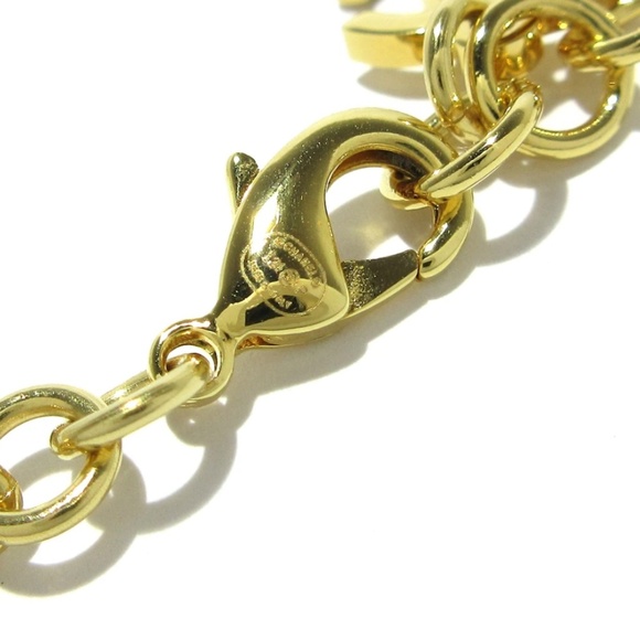 Chanel EUC 2024 Spring long gold necklace w/ blue CC - comes with box, etc. - Picture 4 of 6